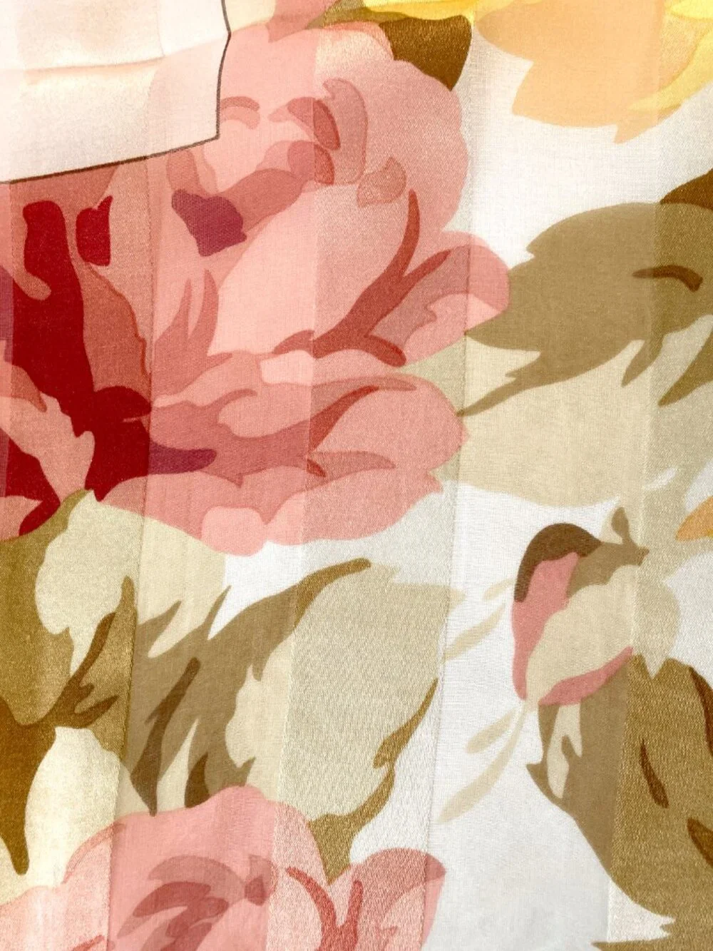 Vintage Yves Saint Laurent Silk Chiffon Scarf
